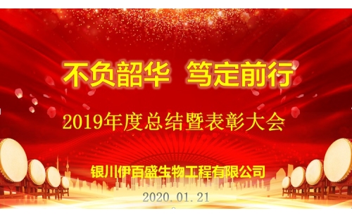 “不負(fù)韶華，篤定前行”2019總結(jié)表彰暨新春年會圓滿成功！